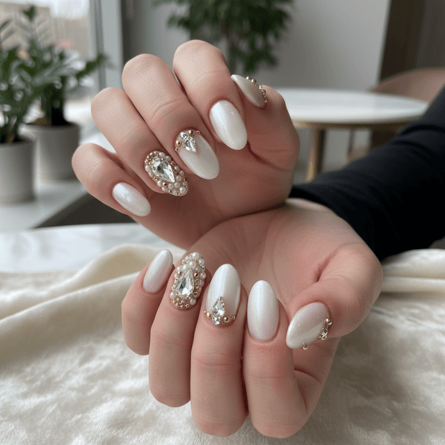 Photo-real Salon Embellished Nails