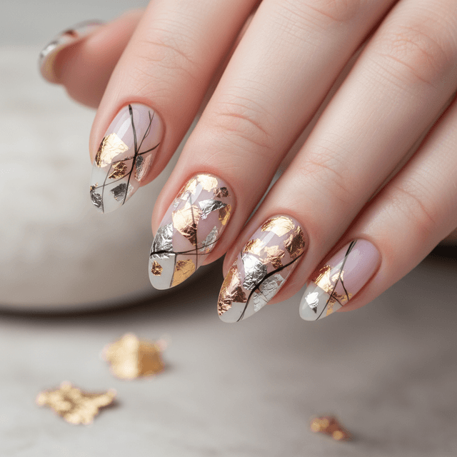 Photo-real Salon Foil Nails