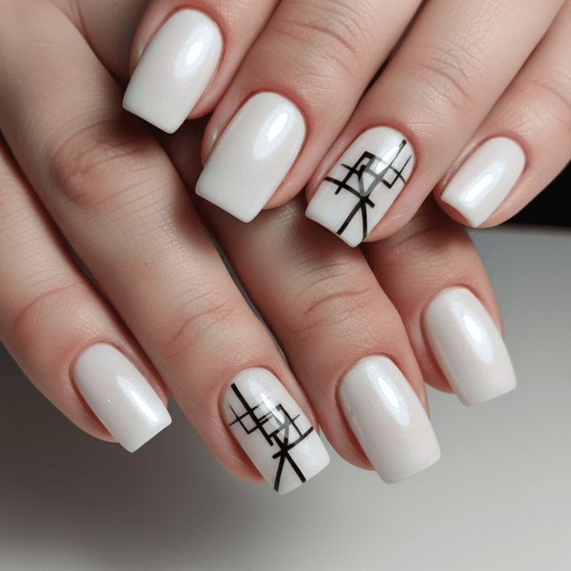 Photo-real Salon Square Nails