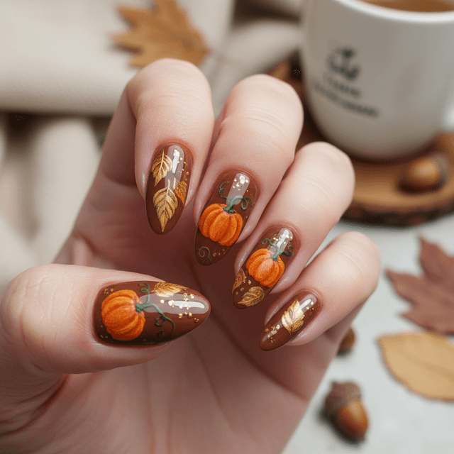 Fall/Autumn Nail Art