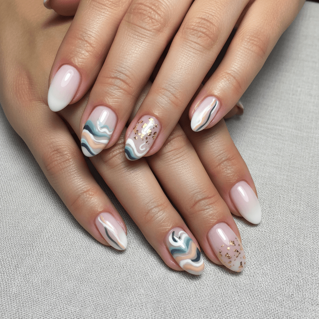 Casual Nails nail art design