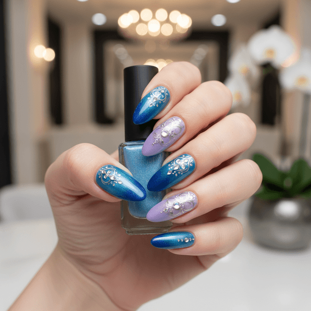 Stunning Photo-real Salon Gradient Nails
