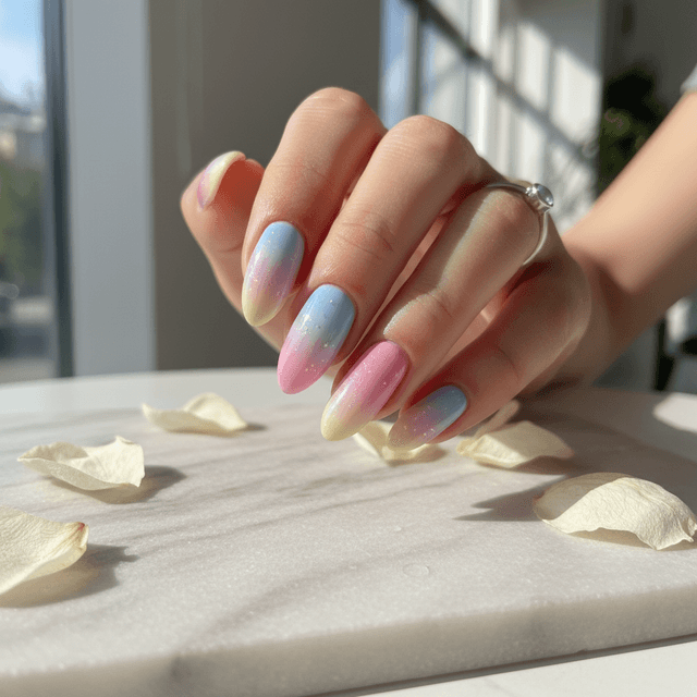 Beautiful Photo-real Salon Gradient Nails