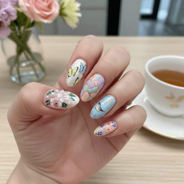 Gorgeous Photo-real Salon Spring Nails