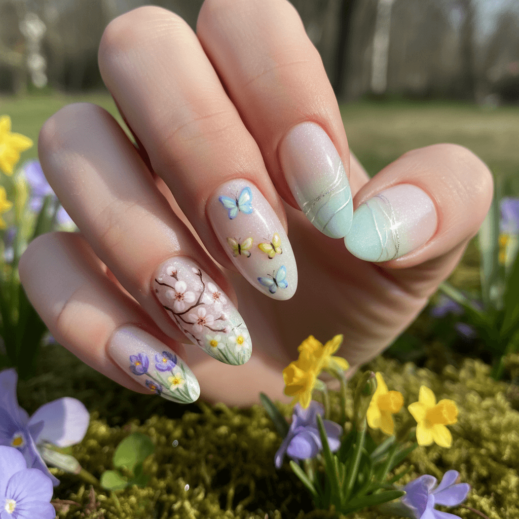 Spring Nail Art nail art design