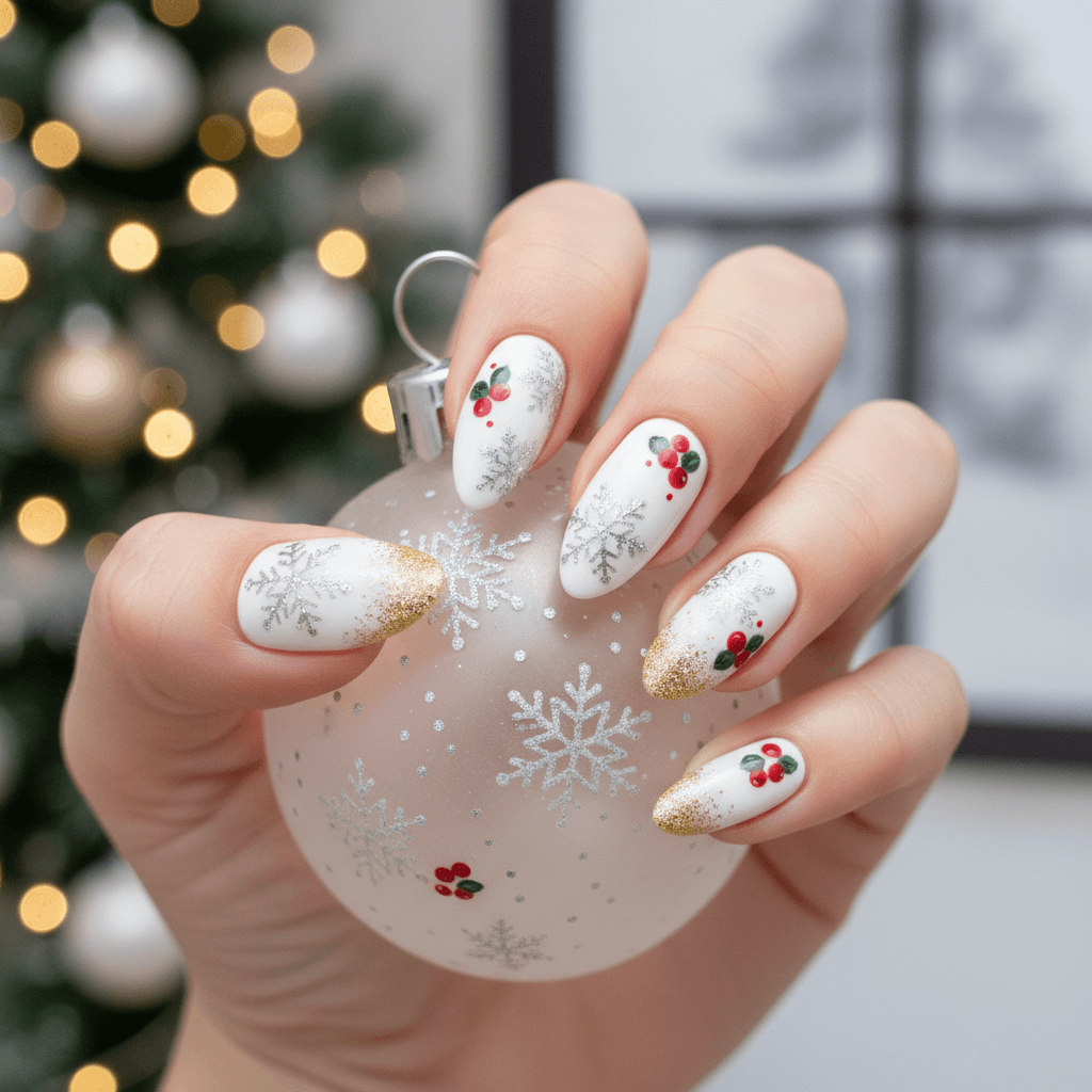 Almond Nails nail art design