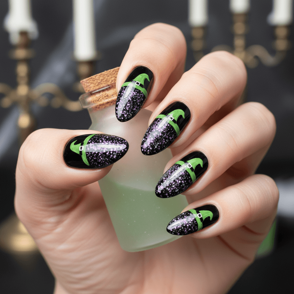 Purple Nail Art nail art design
