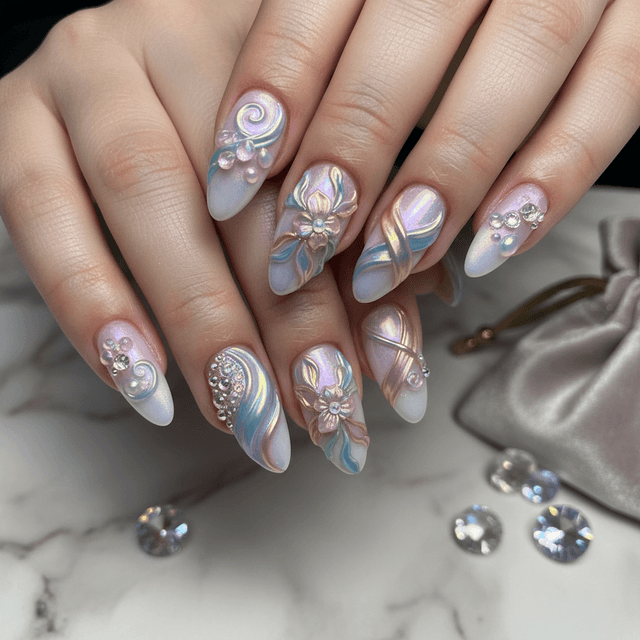 Beautiful Photo-real Salon 3D Nails