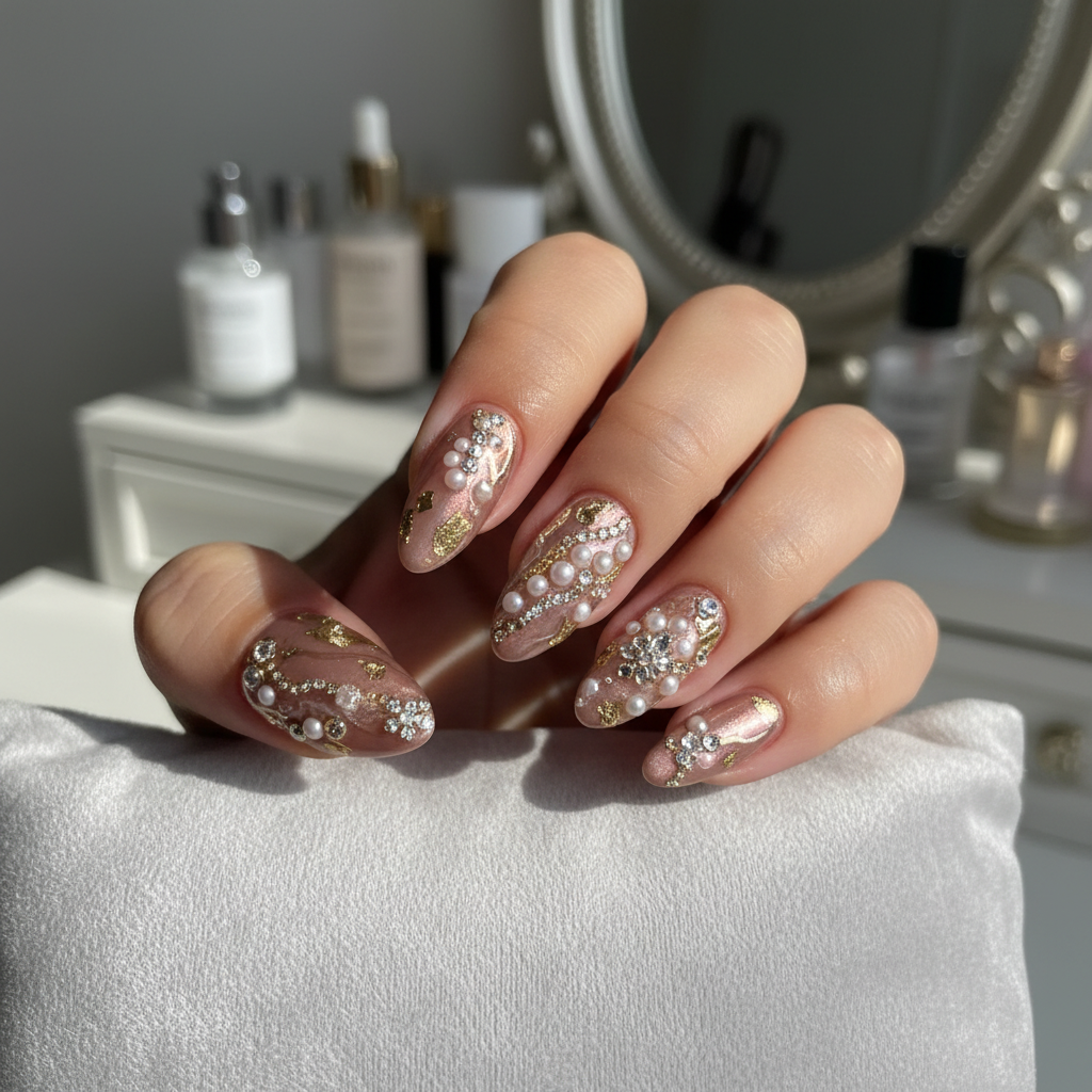 Photo-real Salon Embellished Nails