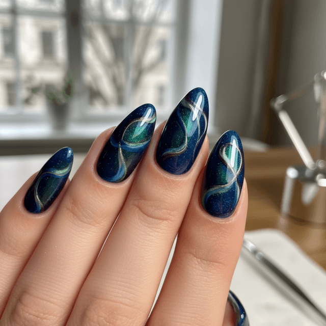 Stunning Photo-real Salon Magnetic Nails