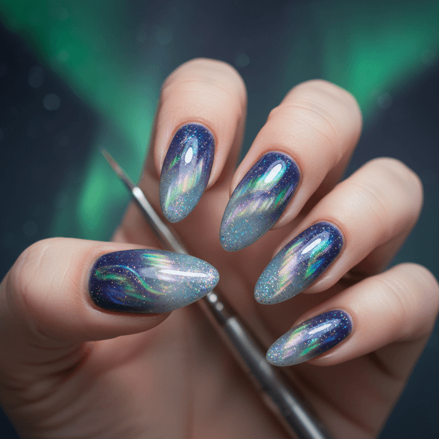 Stunning Photo-real Salon Aurora Nails