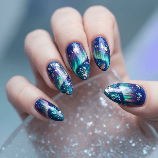 Gorgeous Photo-real Salon Aurora Nails
