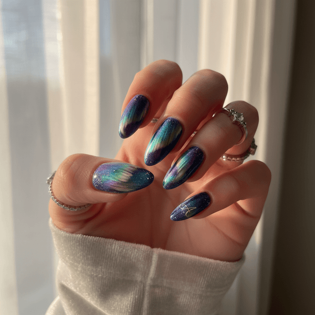 Gorgeous Photo-real Salon Aurora Nails