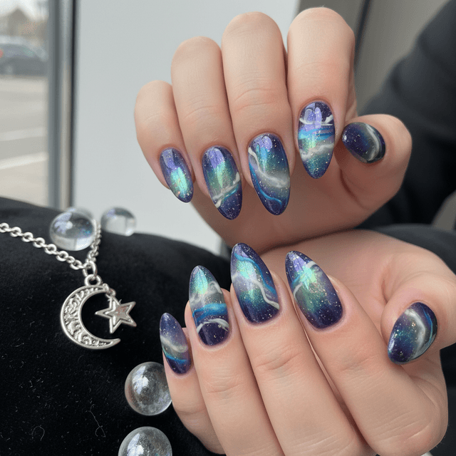 Stunning Photo-real Salon Aurora Nails