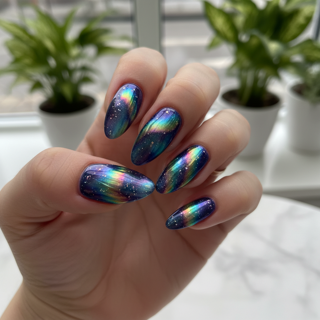 Gorgeous Photo-real Salon Aurora Nails